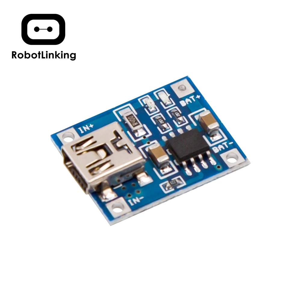 5 шт. 5 в tenstar Robot 1A Micro/Mini USB 18650 литиевая батарея зарядное устройство Модуль+ защита двойные функции TP4056