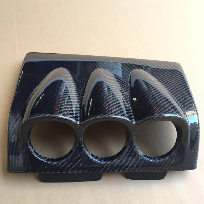Горячая CF Автозапчасти для Skyline R34 GTR тройной Gauge Pod углеродное волокно