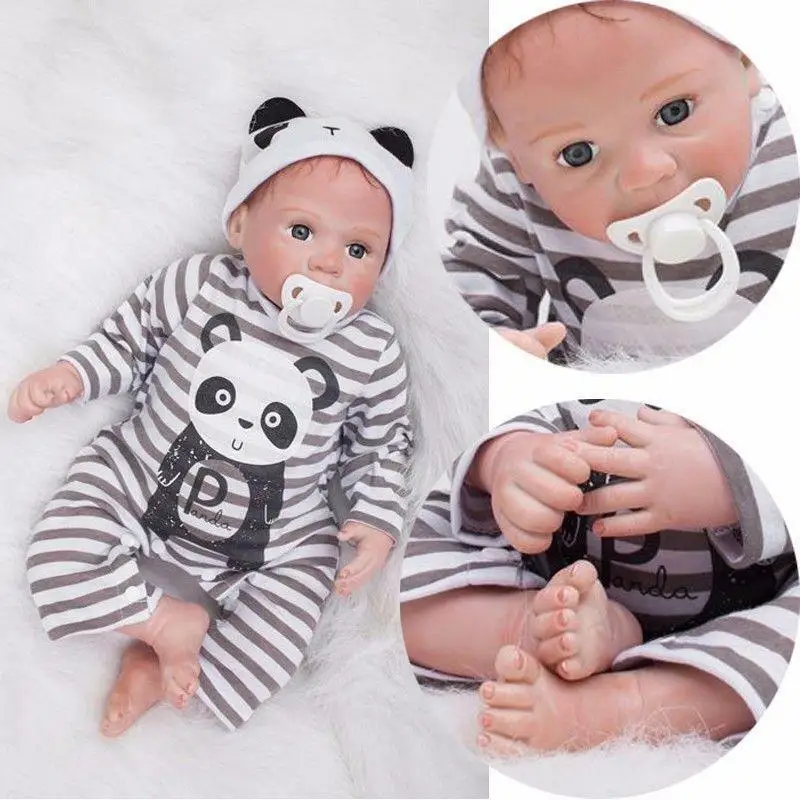 

Реалистичная кукла Bebe Reborn 22 ''ручная работа живой мягкий винил детская игрушка подарок куклы Reborn Baby