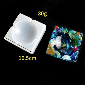 Форма для пепельницы, подставка, Гибкая силиконовая форма, форма для эпоксидной смолы, форма для глины и штукатурки, аксессуары для рукоделия