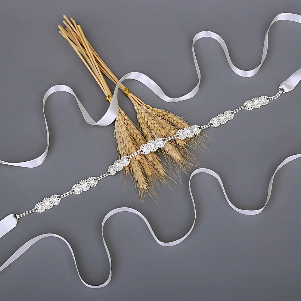 Пояс Свадебный S215 с кристаллами стразы 16 цветов | Свадьбы и торжества