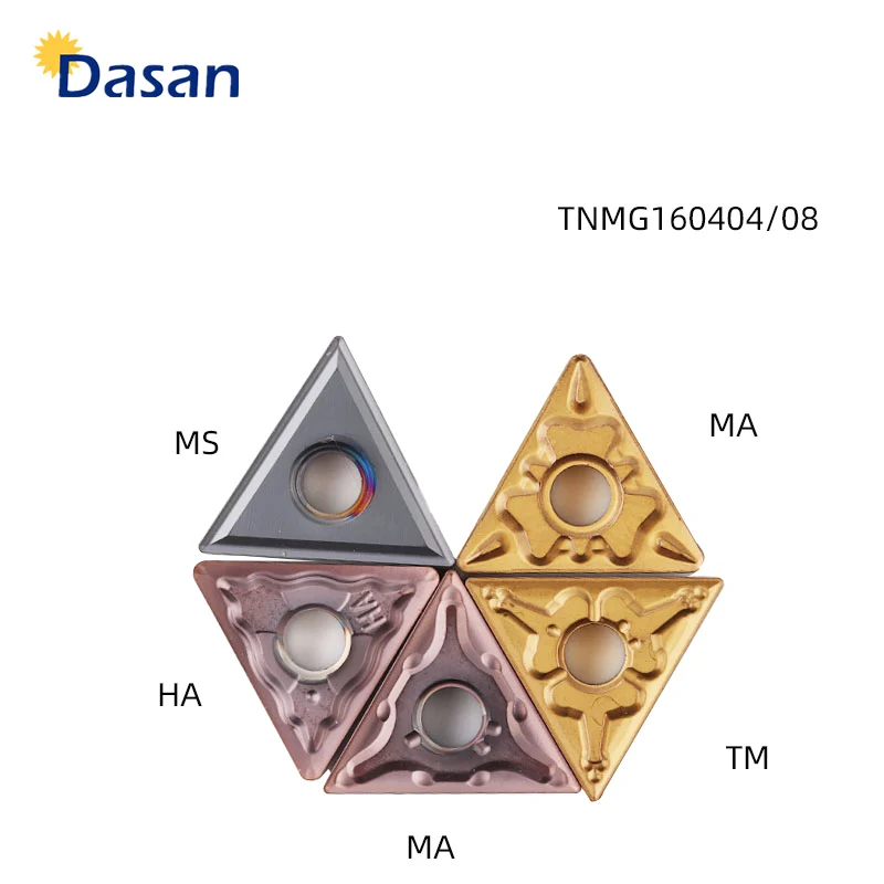 

10pcs tnmg 160404 TNMG160408 MS Cabide Inserts CNC Lathe Turning Cutter Tools for Metal