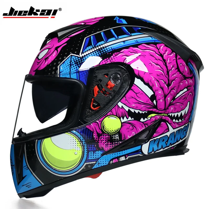 

Full Face Dual Lens Racing Motorcycle Helmet Washable Lining Casco Moto Safety High Quality Fast Motocross Capacetes Para Moto