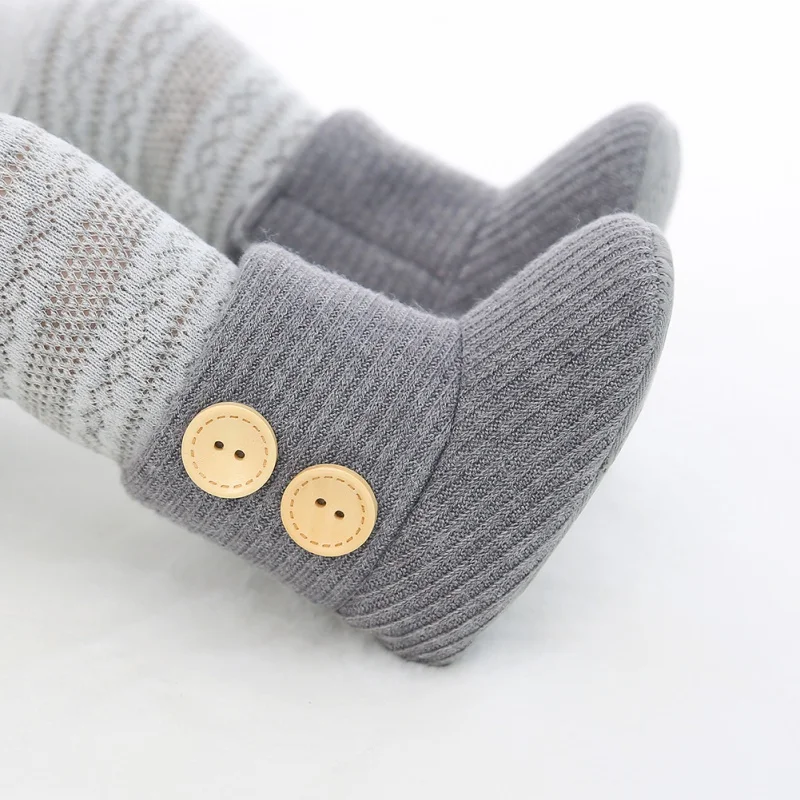 

Autumn Winter Newborn Baby Boys Girls Warm Boots For 0-18 Month Infant Toddler Moccs Shoes Hot Sale