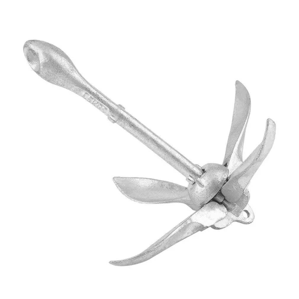 Складной портативный дизайн оцинкованный 1 5 кг якорь для каноэ каяк плот лодка