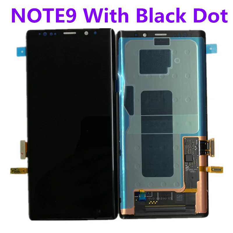 Оригинальный AMOLED дисплей для SAMSUNG Galaxy NOTE9 LCD N960 N960F сенсорный экран Запасные