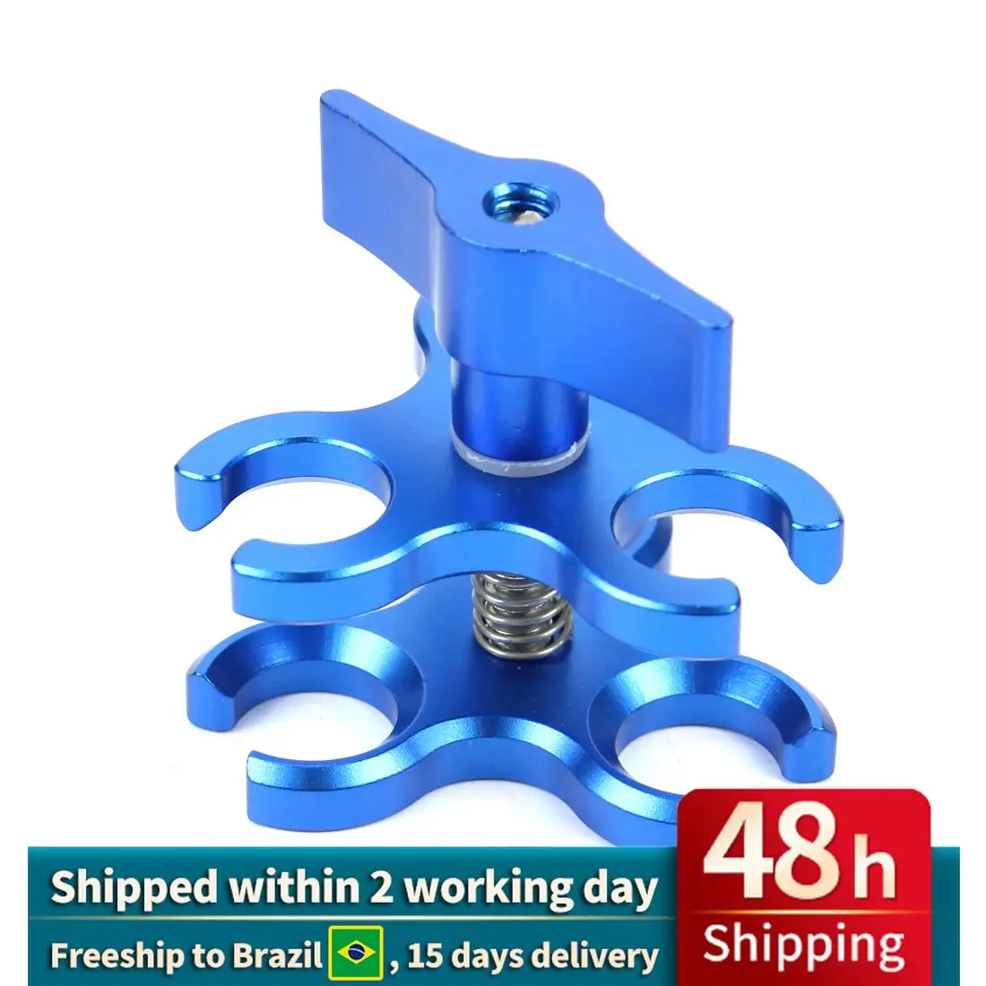 

Aluminum Diving Lights Ball Butterfly Clip Arm Clamp Mount for GoPro Hero 7 6 5 for Xiaom Yi 4k Sjcam Action Camera Accessory