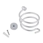 Настенная спиральная подставка для вентилятора, прочная рама для фиксации фена из нержавеющей стали G88B