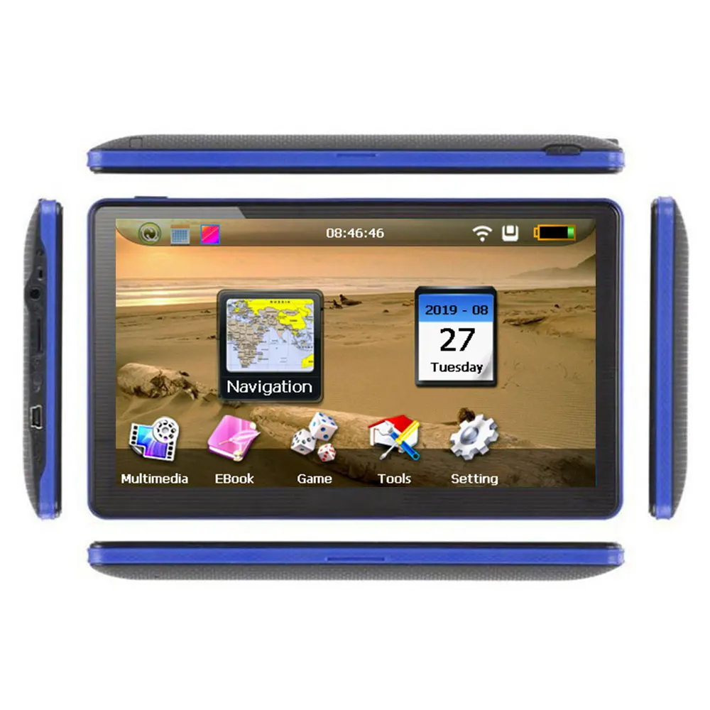 Vehemo 7 дюймов 256 МБ + 8 г навигатор HD gps Автомобильный навигация идентификация