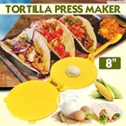 8-дюймовый складной пресс для тортильи, алюминиевая плоская поверхность, мука, Тако, кукуруза, плоские формы для выпечки, инструменты для выпечки пирогов, кухонные аксессуары