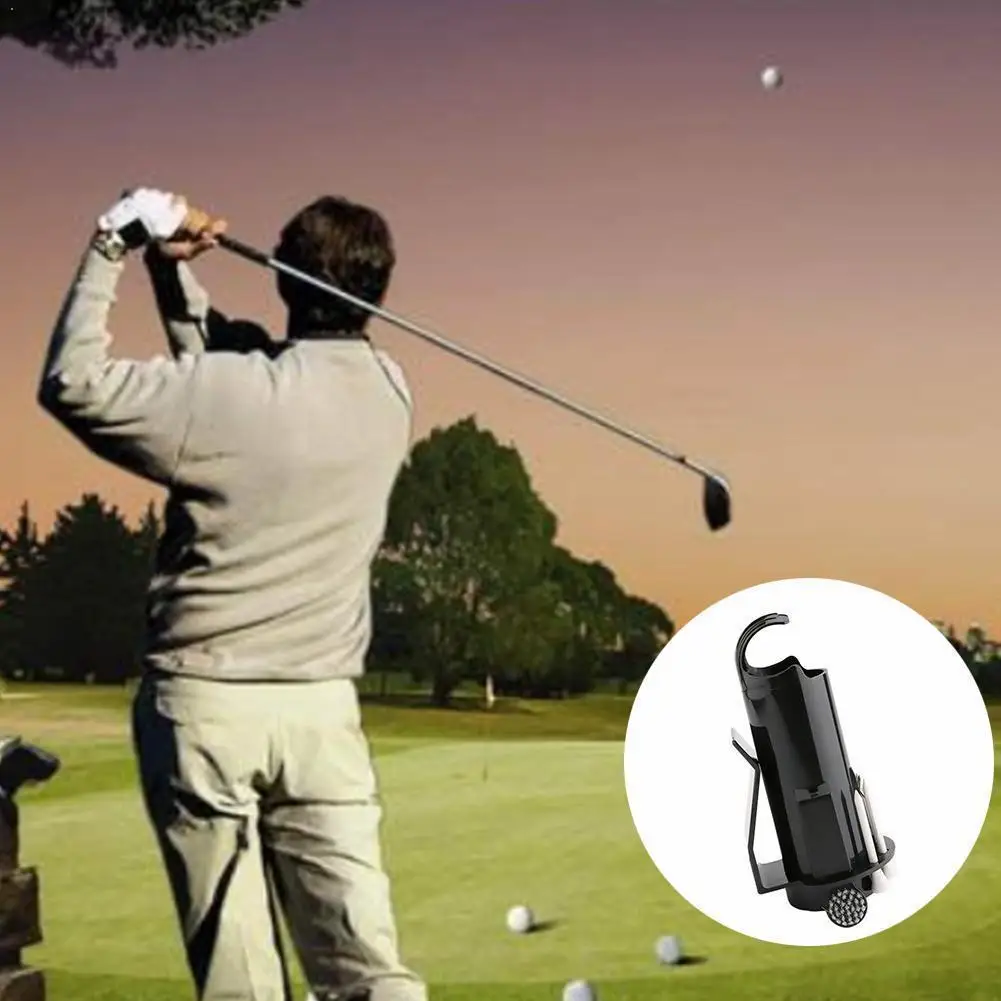 

1Pc Portable Storage Golf Ball Tee Holder Pro Clip Supplies Caddy With Nylon With Cleaning Brush Outdoor Tool Brush