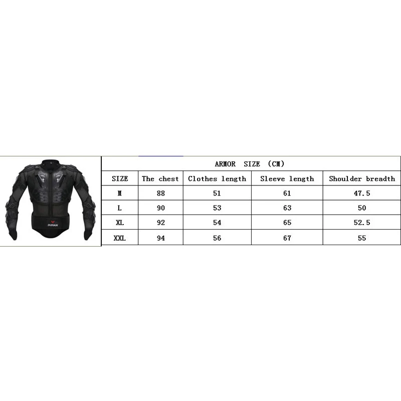 DUHAN броня для мотокросса черепаха мотоцикл Armour всего тела куртка протектор