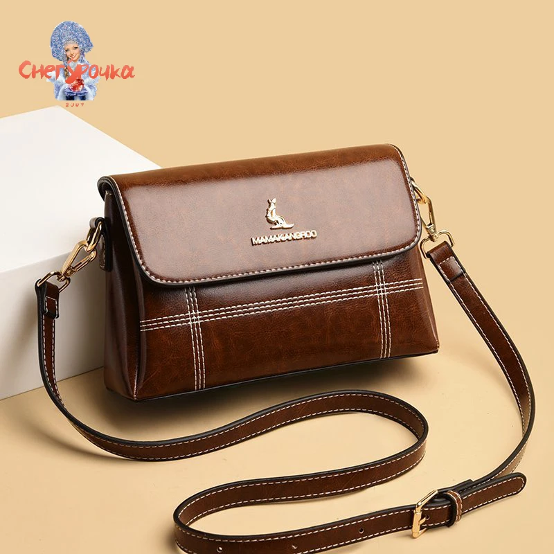 

Famous Designer Brand Female Bag Classic Fashion Luxury Retro Brown Black Shoulder Bag For Women 2021 Summer New Female Bag