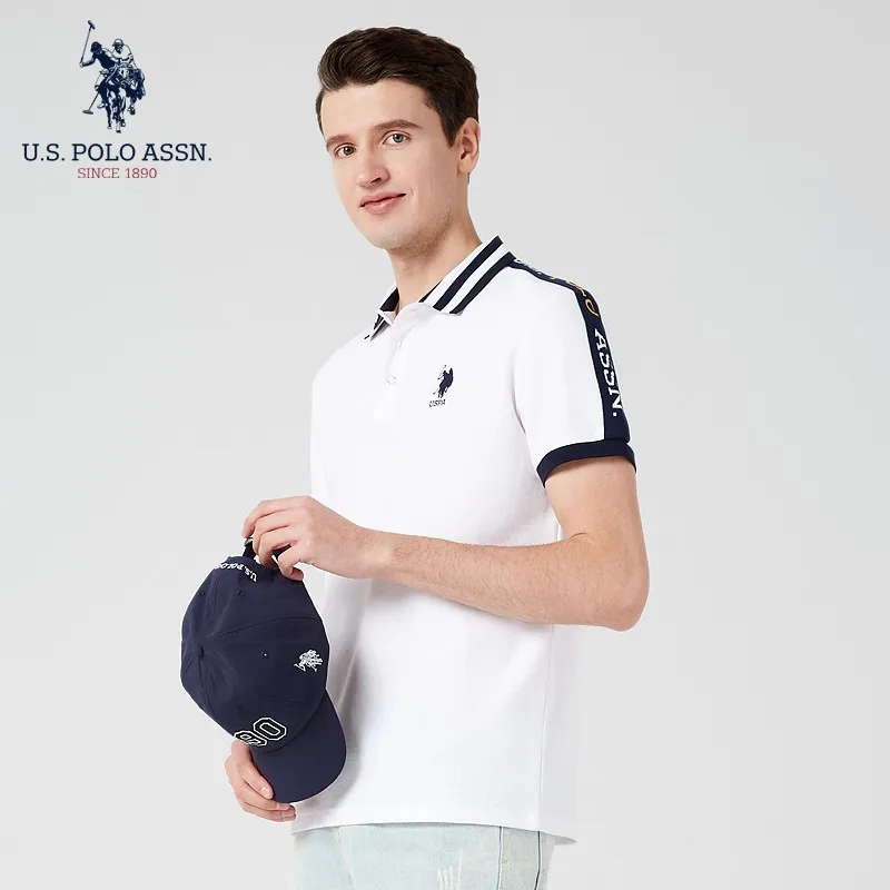 Мужская рубашка-поло с вышивкой на весну и лето | одежда