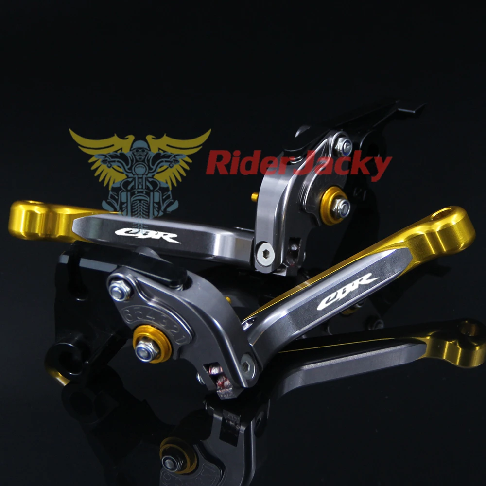 Логотип CBR Golden + Titanium Для Honda 900RR CBR900RR 1993 1999 1997 1998 Складные выдвижные рычаги