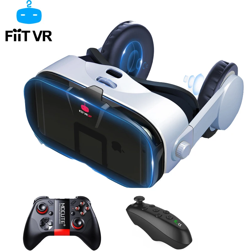 Очки виртуальной реальности FiiT VR 3F 3d гарнитура Google Cardboard шлем очки для телефона 4