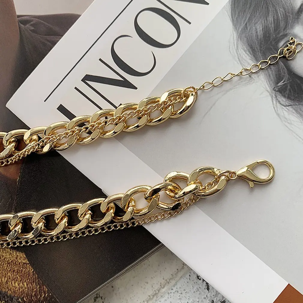 

Vintage Multi-layer Coin Chain Choker Necklace For Women Gold Silver Color Fashion Portrait Chunky Chain Necklaces Jewelry
