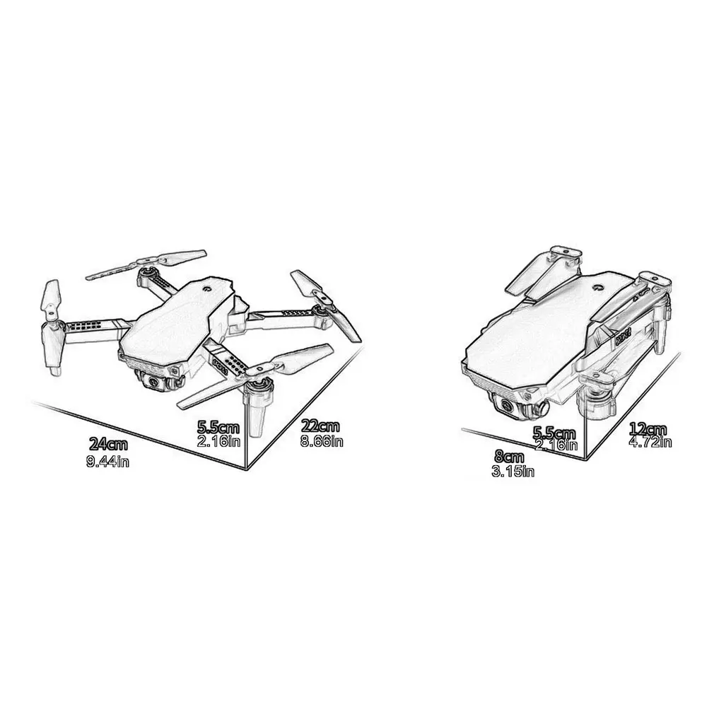 

H702 Folding Aerial Drone Aircraft WiFi Real-time Transmission Quadcopter Built-in Battery Folding Aerial Drone