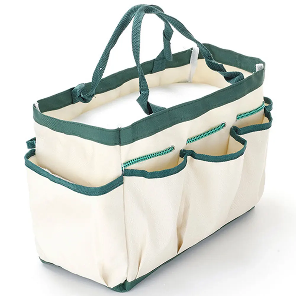 

Сумка для садовых инструментов, 8 карманов из ткани Оксфорд, садовый органайзер для растений, сумка-тоут для наружного и внутреннего примене...