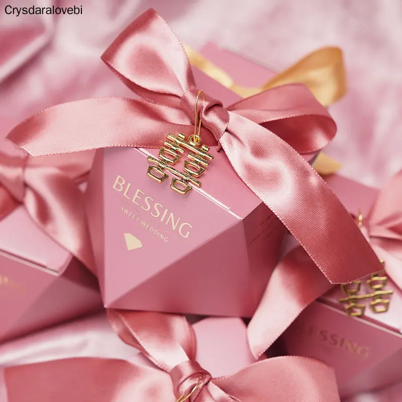 20/50/100 шт. со стразами для свадебных сувениров и сладкий подарок сумки Коробка