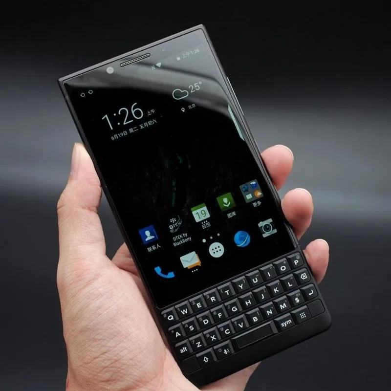 Разблокированный Оригинальный blackberry key2 мобильный телефон камера 12 МП 6 ГБ ОЗУ + 64