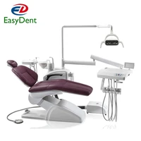 new design top sale dental unit chair cheap price with led sensor dental light dental stool