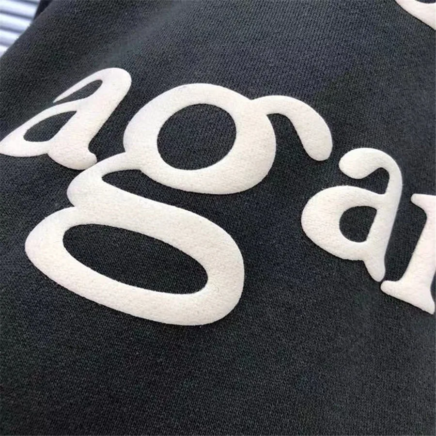 

3D Foam Printing YE MUST BE BORN AGAIN CPFM Hoodie Men Women 1:1 Kanye West Sweatshirts Hip Hop Loose Pullover