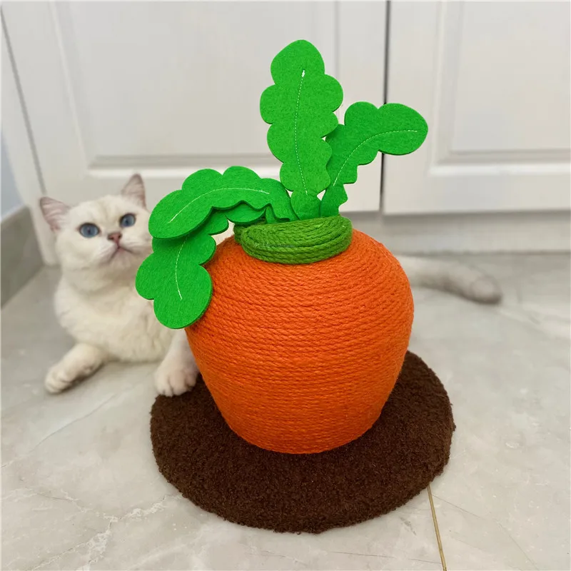 

Pet Cat Scratching Post Cat Tree Cute Kitty Scratcher Toy Kitten Sisal Rope Scratching Board Funny Kitten Grinding Claws Toys