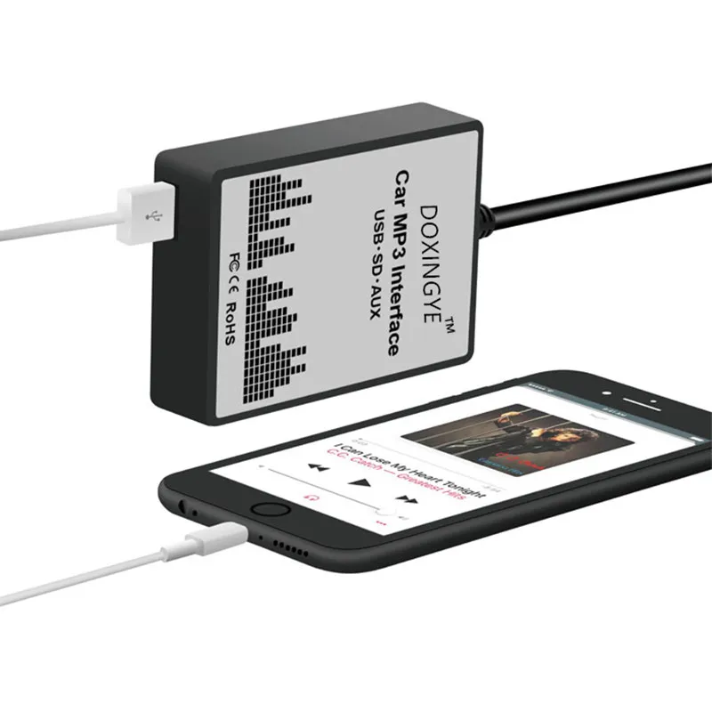 DOXINGYE USB SD AUX Автомобильный MP3 плеер музыкальное радио цифровой адаптер для замены