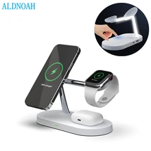 15W 3 in 1 Magnetic Wireless Charger for iPhone 12 Pro Max/ Mini Chargers for Apple Watch 6 SE Airpods Pro 2 3 Charger Holder