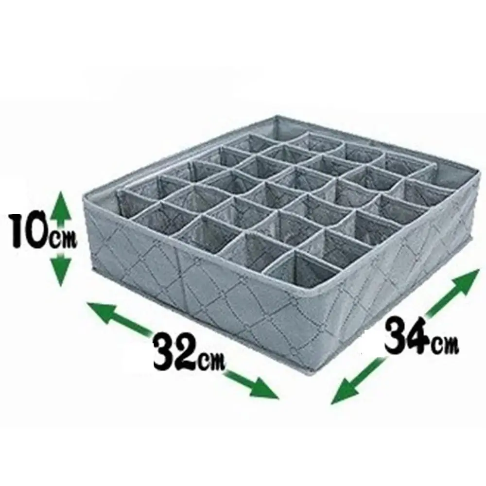 

Bra Underwear Organizer Folding Home Storage Box Non-woven Wardrobe Divider Drawer Closet Organizer for Scarfs Socks