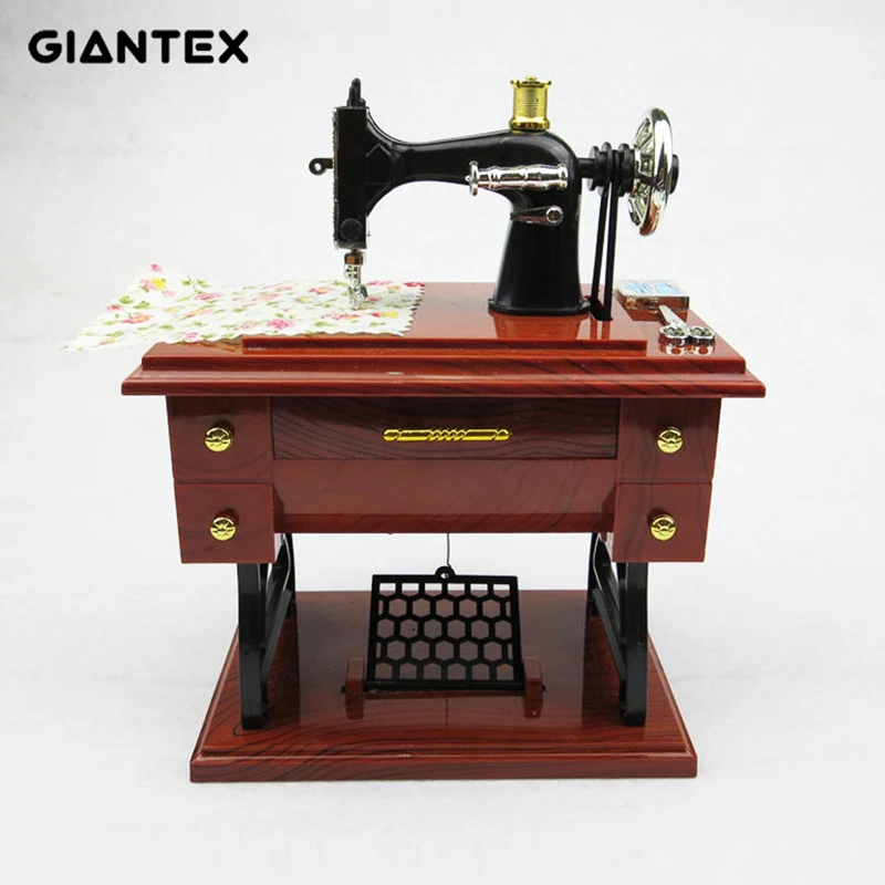 Швейная машина музыкальная шкатулка для украшения дома подарок на День святого