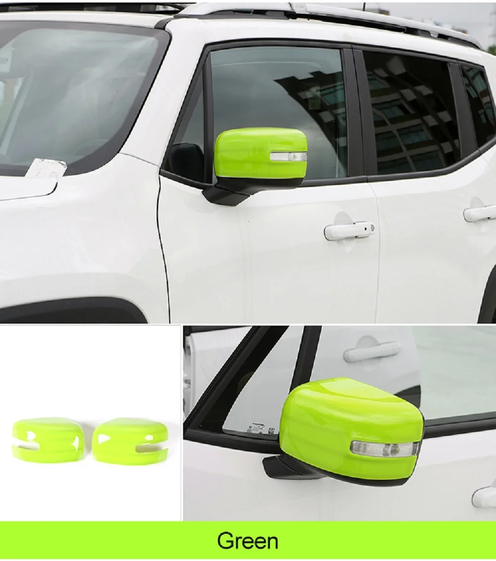 MOPAI Автомобильное зеркало заднего вида, декоративные наклейки для Jeep Renegade, внешние аксессуары для зеркала заднего вида, Стайлинг автомобиля