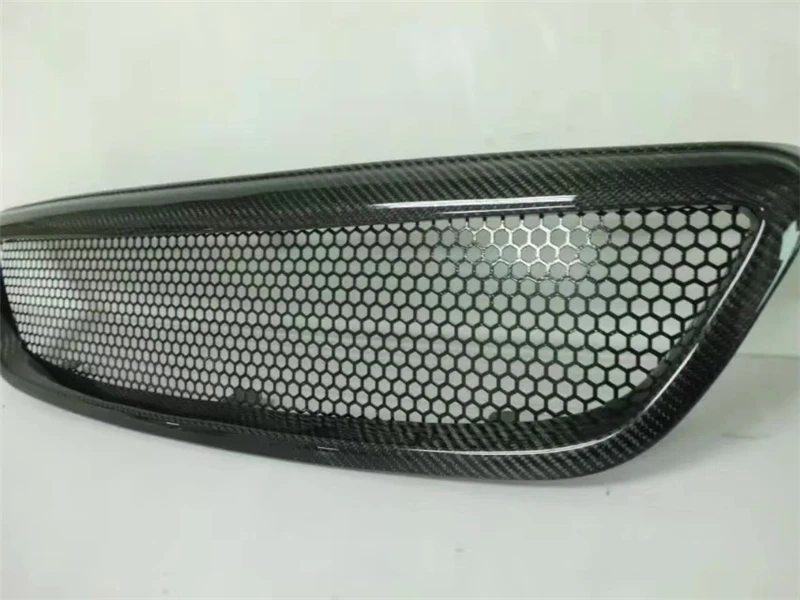 Использование для Toyota Corolla EX racing grills 2004-09 год Глянцевая углеродная волоконная арматура Передняя Центральная гоночная решетка крышка аксессуары