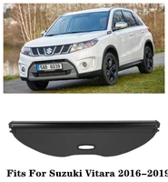 high qualit car rear trunk cargo cover security shield screen shade fits for suzuki vitara 2016 2017 2018 2019 black beige
