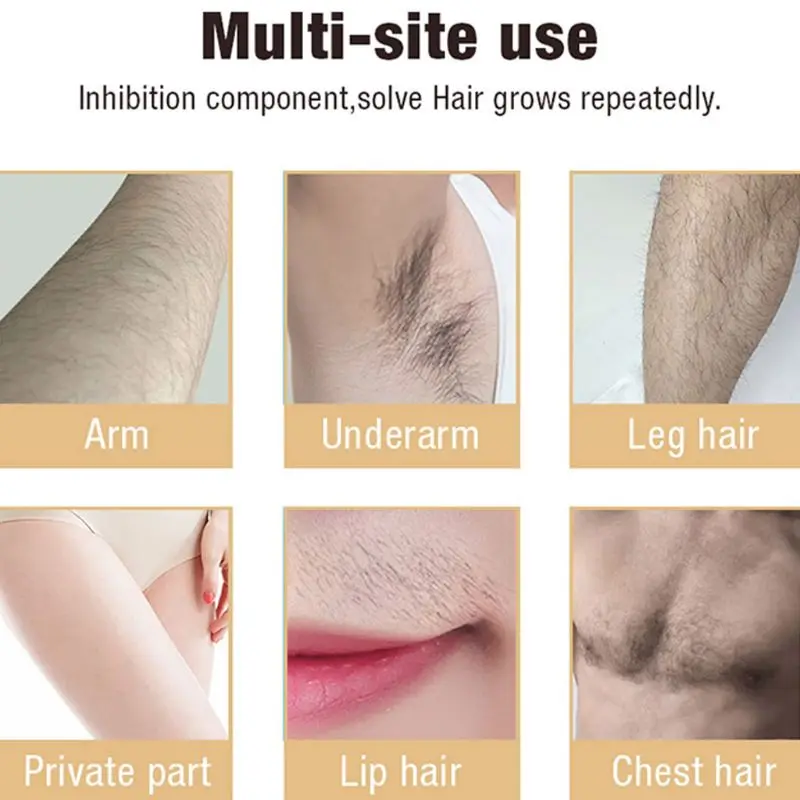 

20ml Hair Growth Inhibitor Spray Body Natural Ingredients Hair Removal Essence