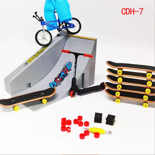 Tech deck ramps Wheel мини скейтборд рампа наборы деталей Пальчиковый BMX фингерборд