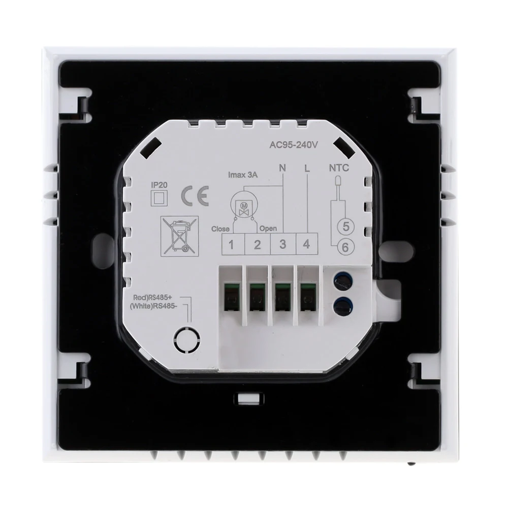 

Temperature Controller 3A 110-230V Weekly Programmable LCD Touch Screen Water Heating Thermostat Room Temperature Controller