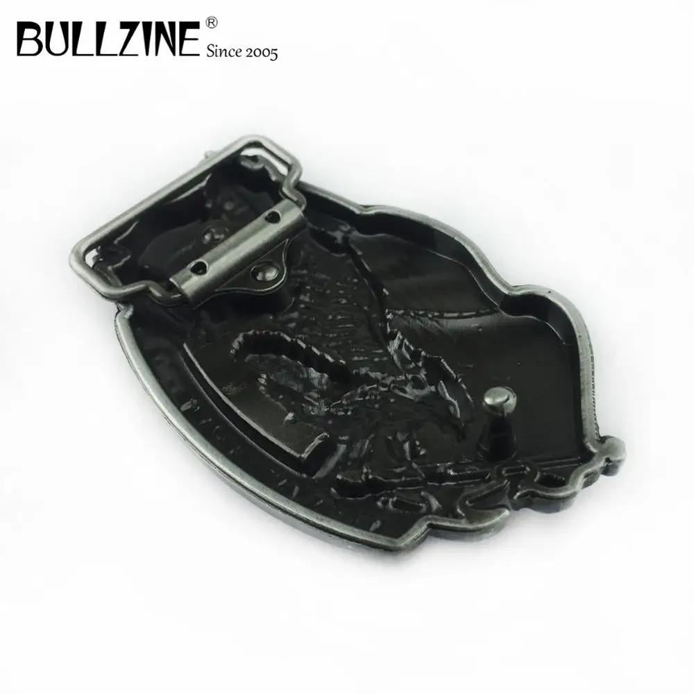 Bullzine оптовая продажа цинковый сплав пряжка пожарного отдела Оловянная отделка FP