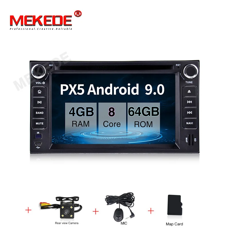64G dvd camera MEKEDE HD 2 din автомобильный dvd для KIA SORENTO MAGENTIS SPORTAGE MORNING CEED Rio Cerato 2005-2010 KIA Универсальный Android 9,0 8 core - Цвет: 64G dvd camera