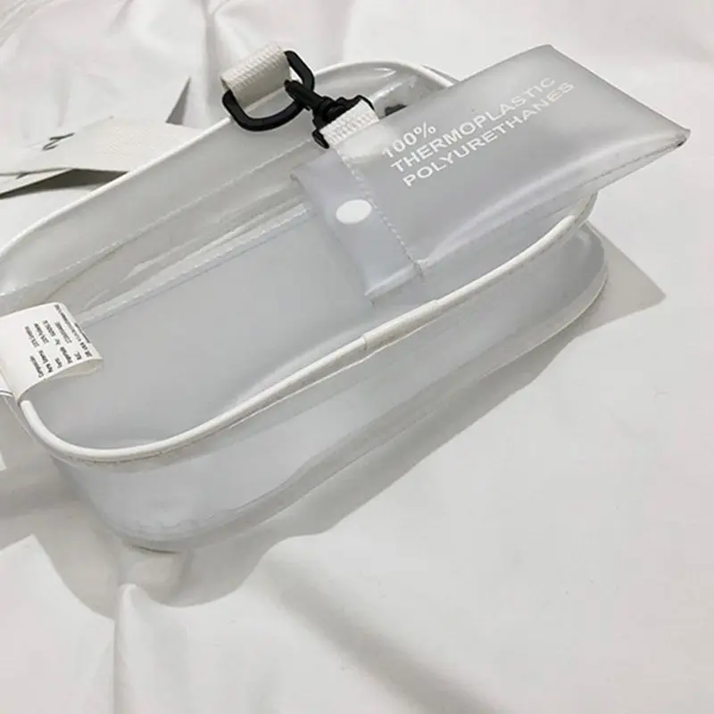

Fashion Women Transparent PVC Shoulder Bag Summer Beach Purse Crossbody Tote J60D