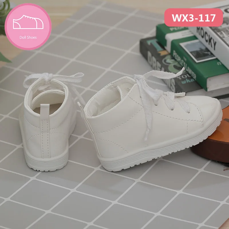 Новые ботинки bjd 1/3 для кукол Longhun72 и Spirit 70 повседневные белые высотой около 9 3