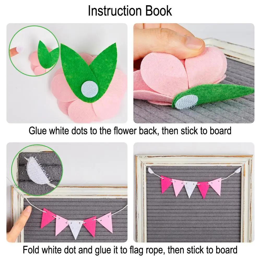 Доска для сообщений изменяемое украшение цветы доски сделай сам цветной войлок