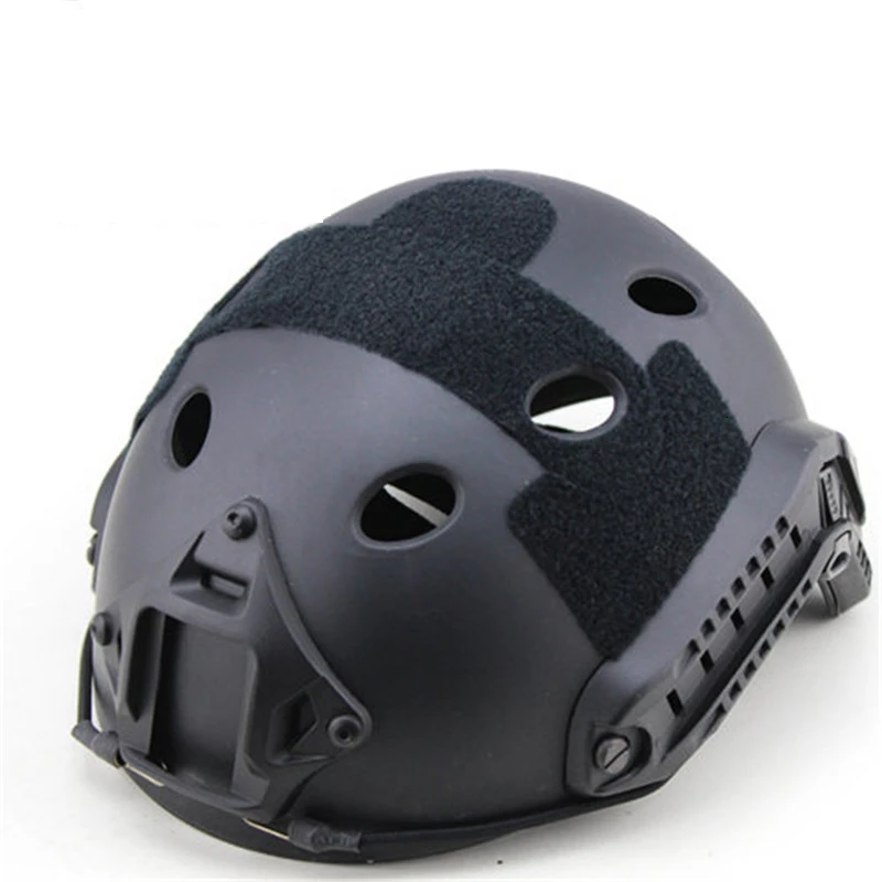 TACTIFANS страйкбол MH/PJ камуфляж ABS спорт OutdoorTactical Быстрый Шлем с NVG крепление направляющей встроенный циферблат внутренний комплект