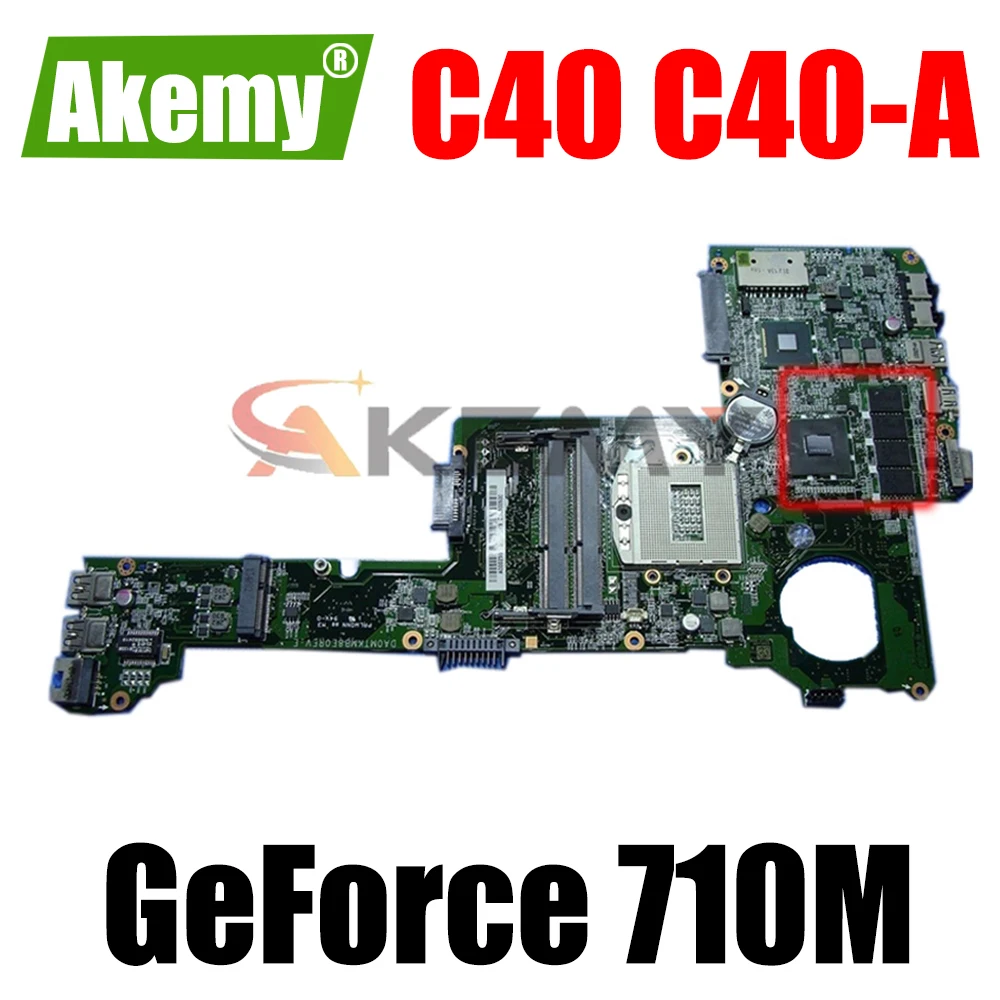 

Материнская плата AKEMY A000255480 DA0MTKMB8E0 REV E для ноутбука toshiba satellite C40 C40-A с NVIDIA GeForce 710M