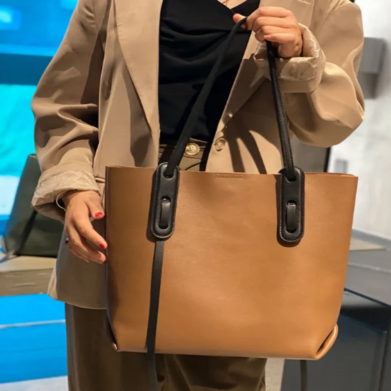 

Lady Fresh Color Fashion Bag Hand Made All Match Clear Briefcase High Quality Summer Soft Touch Fashion Cow Leather Bag