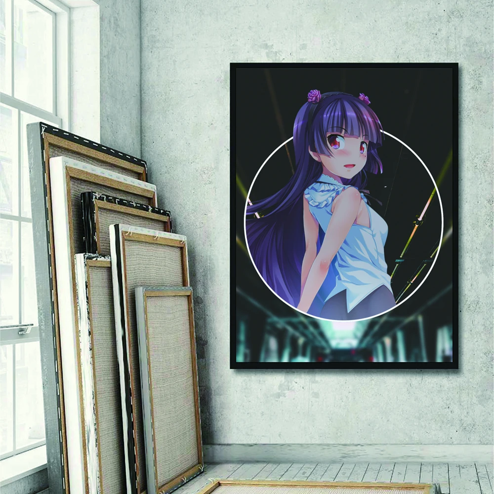 

HD Anime Poster Home Decorative Painting Room Decoration Wall Photo Frame Farmhouse Decor Paintings Home Photo Frames