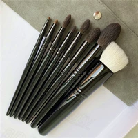 wg the collection makeup brushes set 8 pcs soft nautral hair foundation powder cheek eye shadow liner cosmetics brush kit