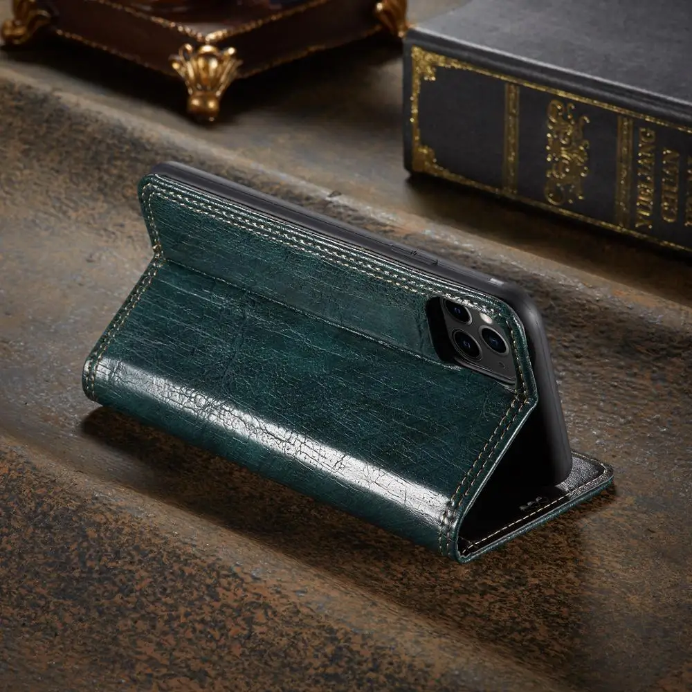 Чехол-книжка Fierre Shann из искусственной кожи чехол для iPhone 7 8 Plus X Xs XR Max 11 11Pro