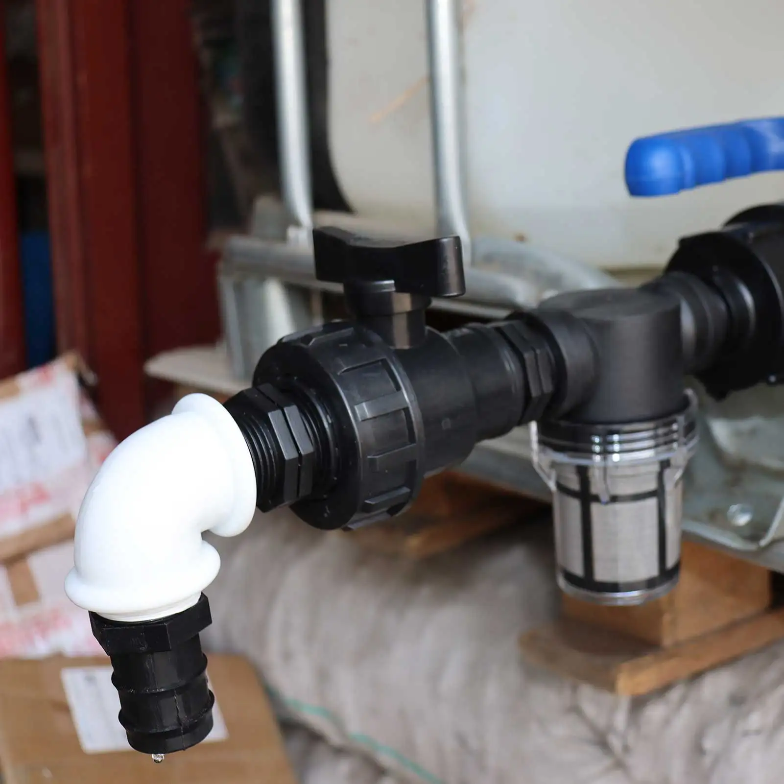 

20/25/32mm 90 Degree Elbow Drainage Coupling Connector Irrigation Water Pipe Joints Ton Barrel Connector Pipe Adapter